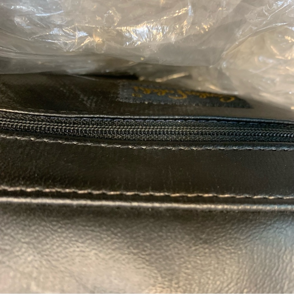 Carlos Falchi Multi Media Straw Flap Over Crossbody Bag - Picture 9 of 11